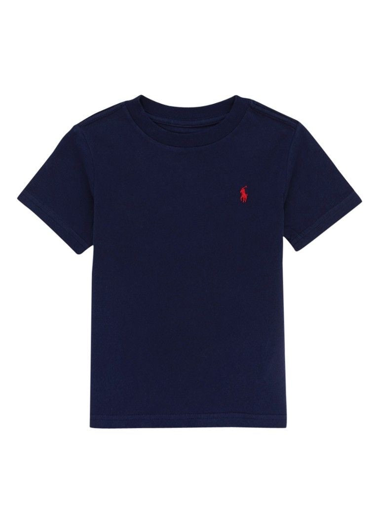 Blue Polo Slim-fit T-shirt